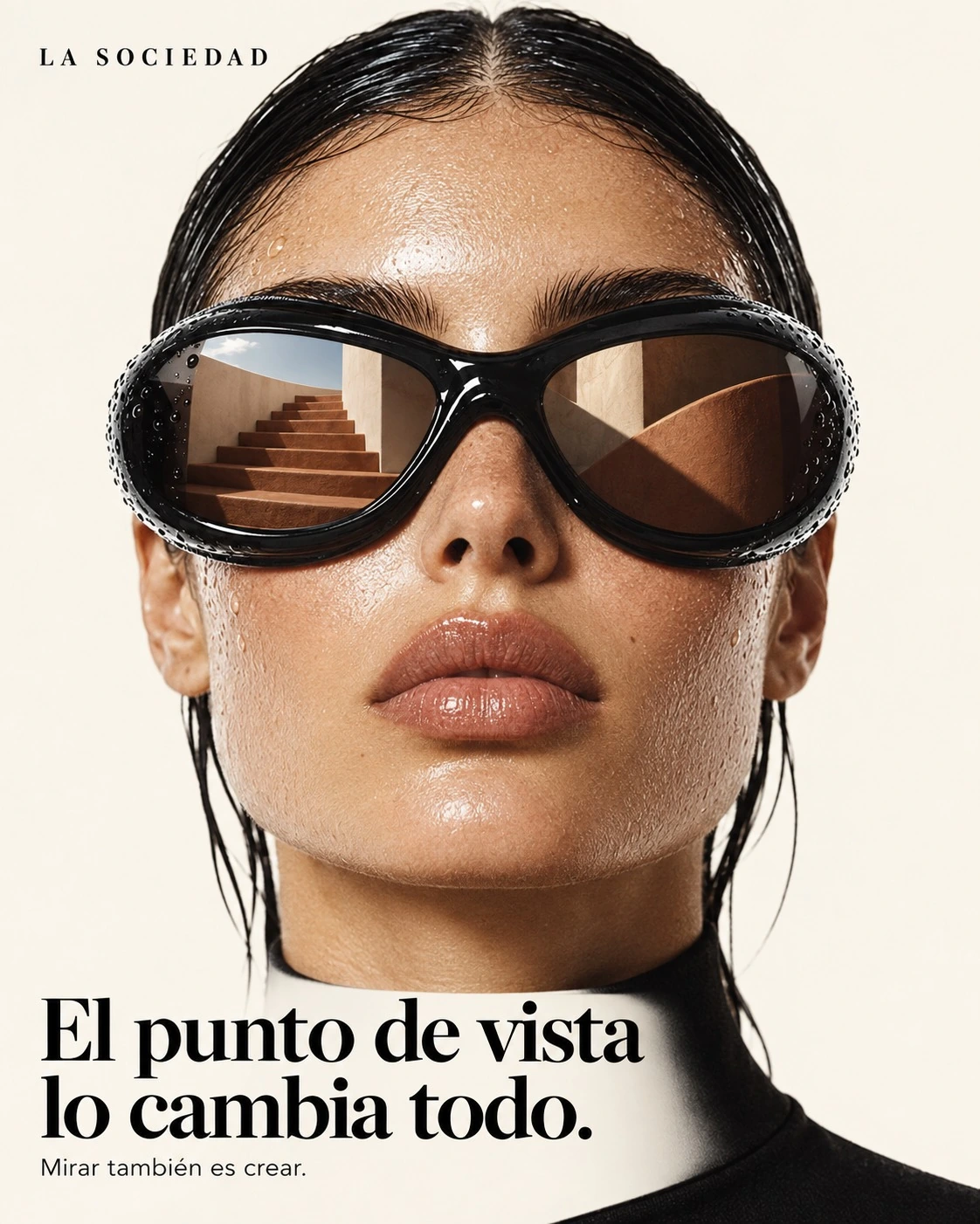 Retrato con gafas. El punto de vista lo cambia todo.